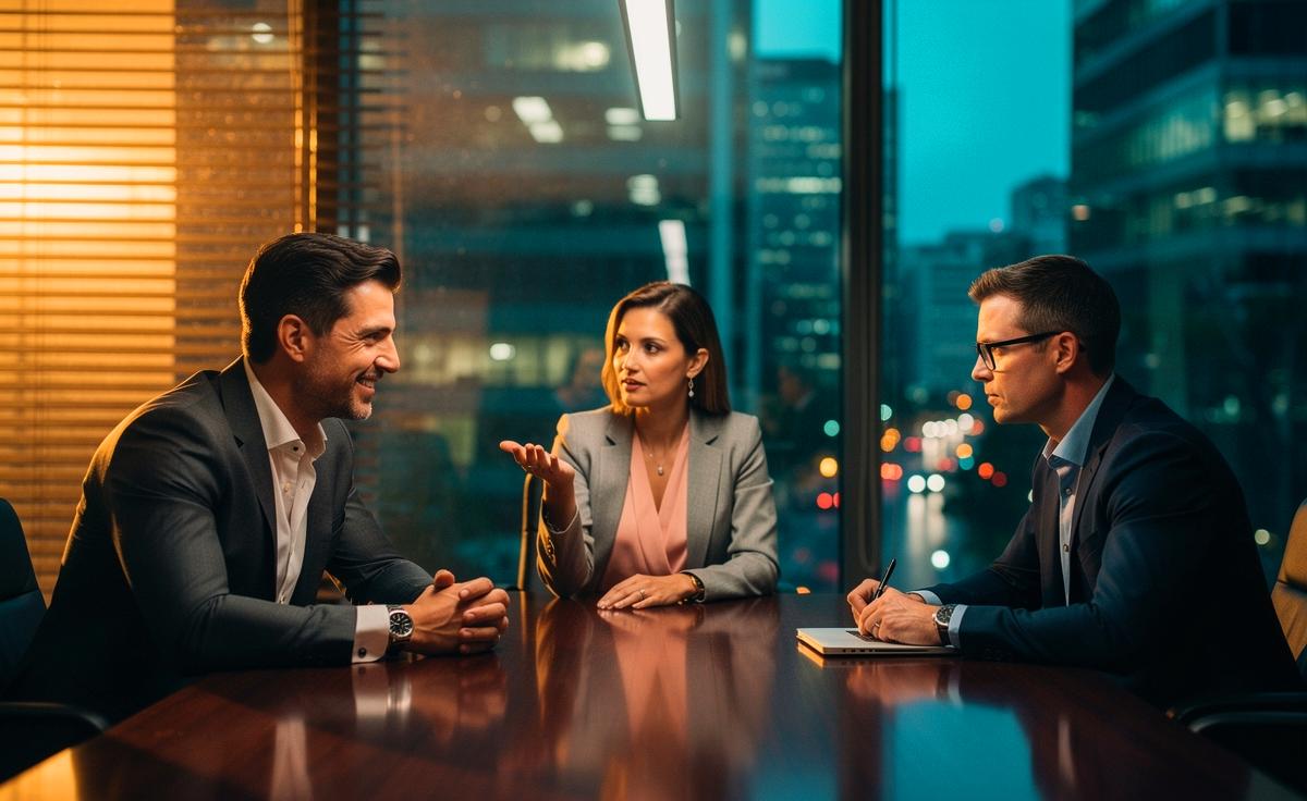 Illustration von drei Menschentypen, die man sofort erkennt: manipulativer Charmeur, hochsensible Vermittlerin, selbstbestimmter Analytiker