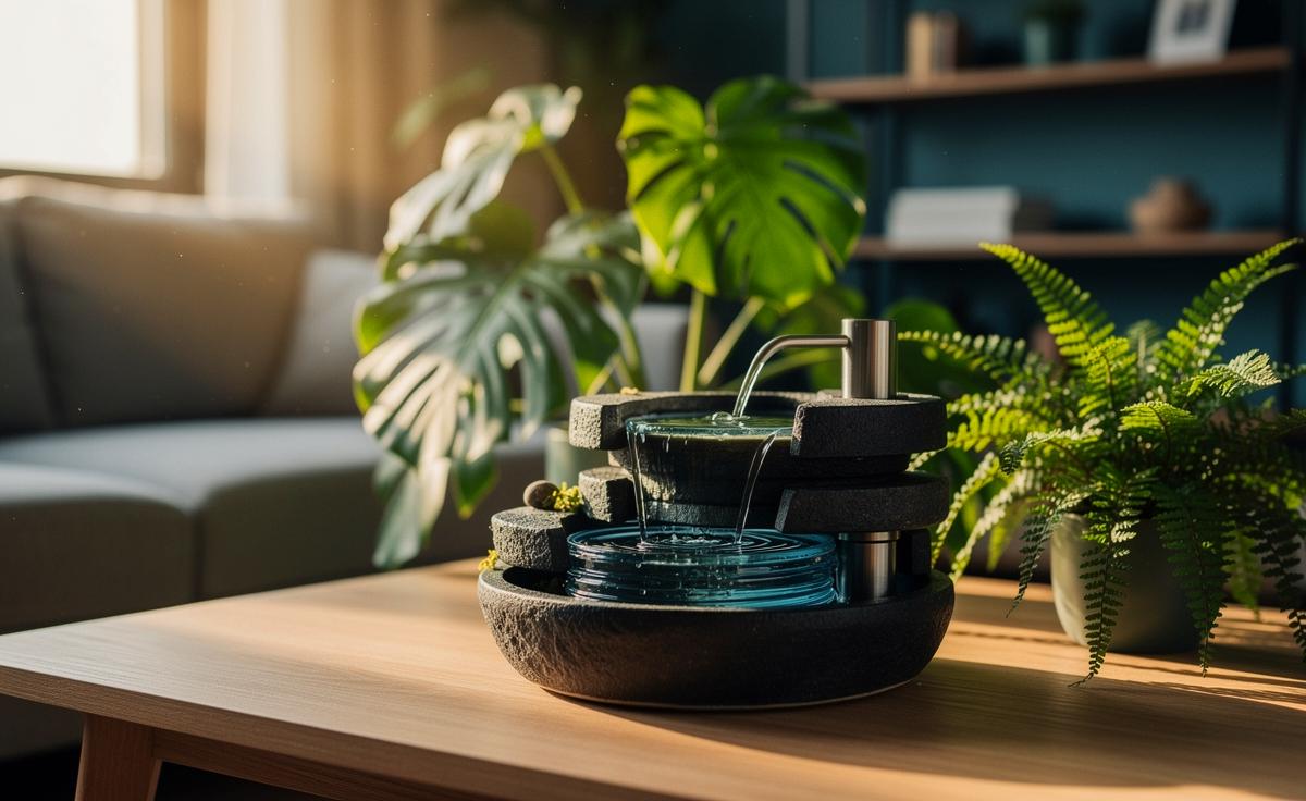 Warum Zimmerbrunnen als Luftbefeuchter natürlich das Raumklima verbessern können.