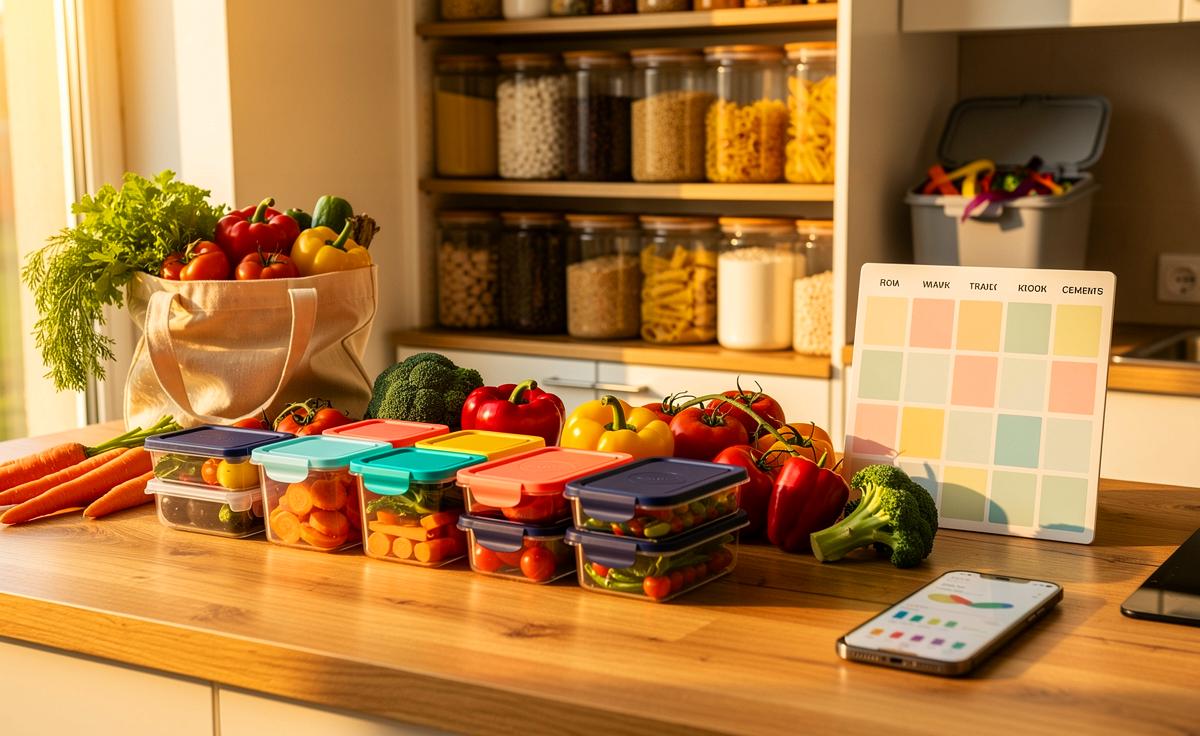 Wie Essensplanung das Haushaltsbudget verbessert und Lebensmittelverschwendung reduziert.